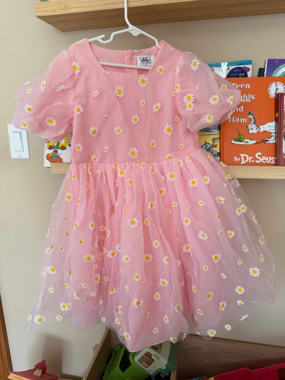 Pink Daisy Tulle Dress Lola and the boys